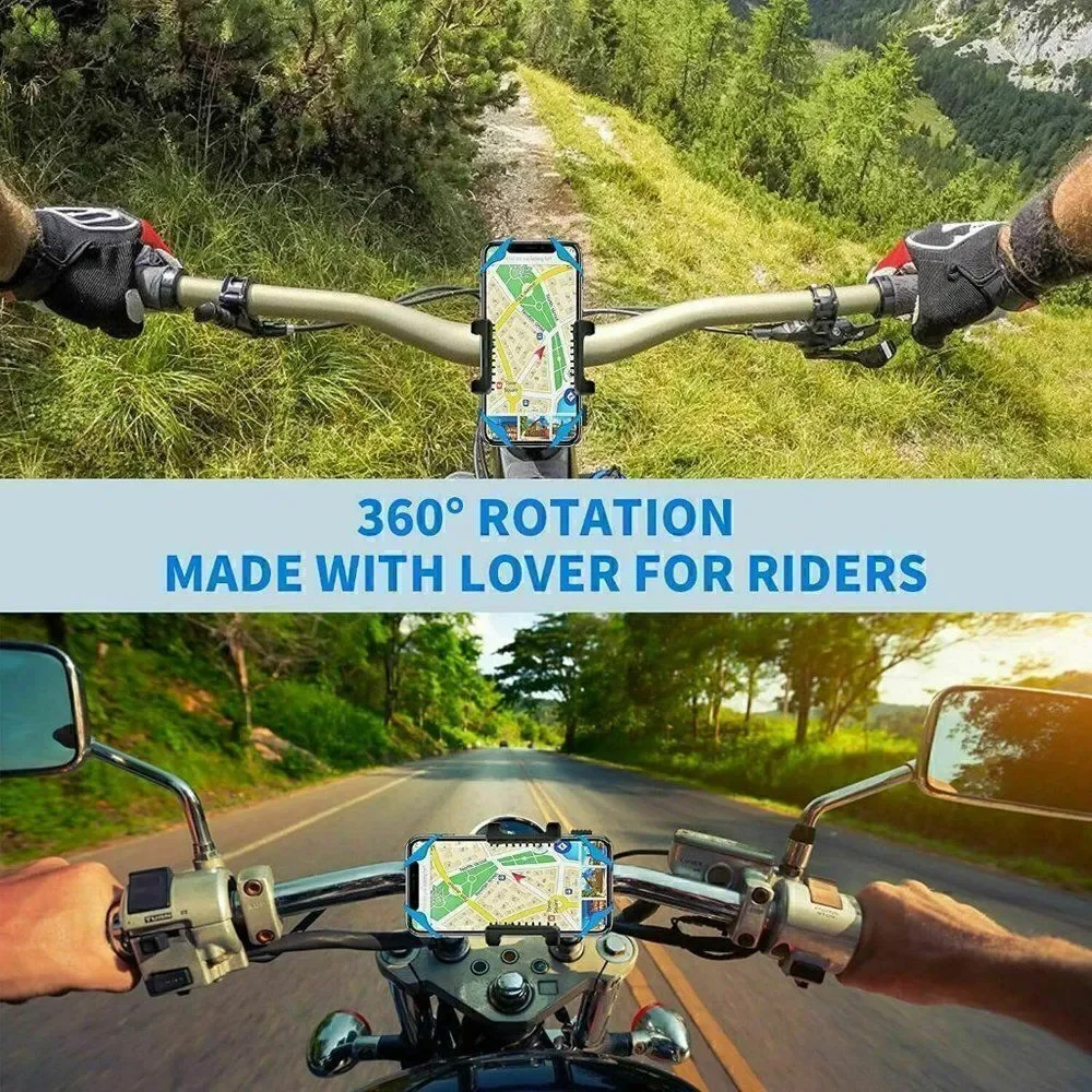 SYOSIN Bike Phone Mount, 360° Rotation Holder for cell phones, new in box